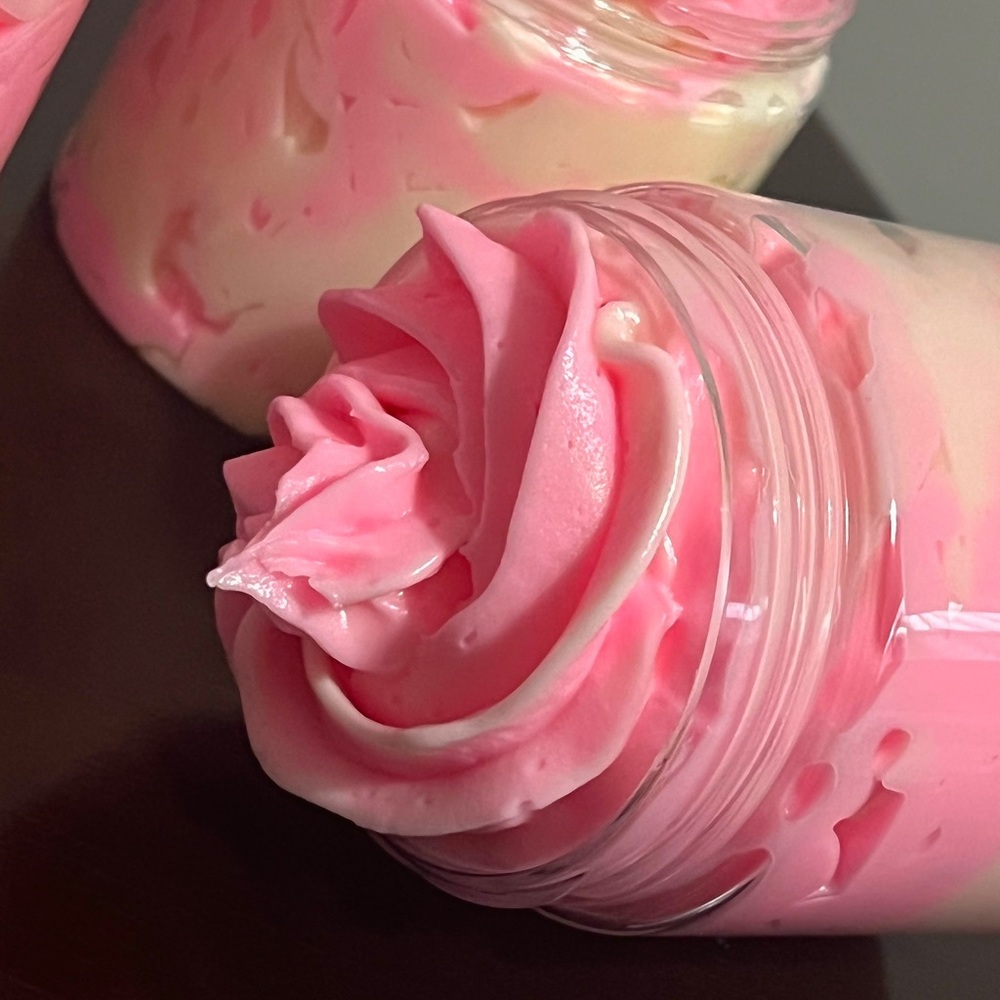 Strawberry Shortcake whipped body butter by Real Blew Cosmetics, Shop today!
